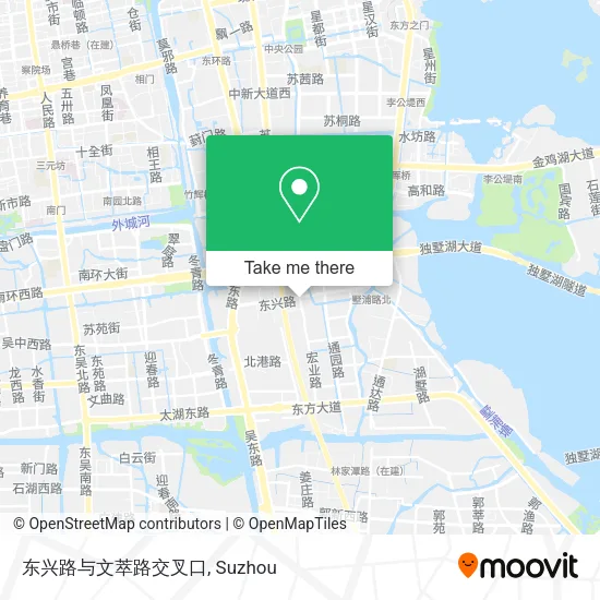 东兴路与文萃路交叉口 map