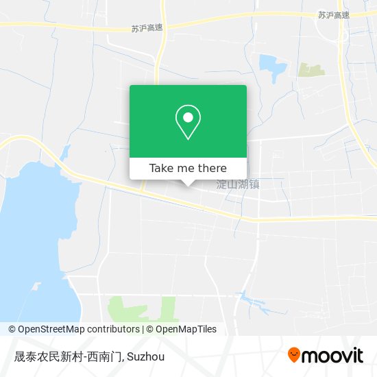 晟泰农民新村-西南门 map