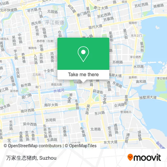 万家生态猪肉 map