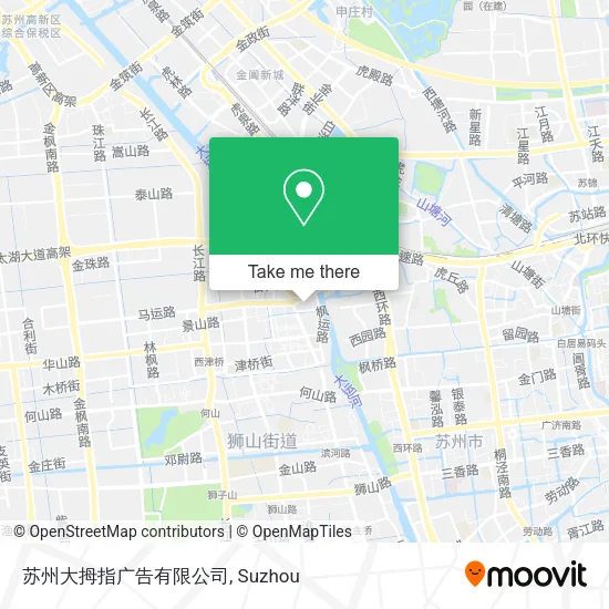 苏州大拇指广告有限公司 map