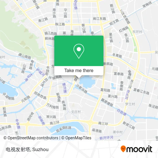电视发射塔 map