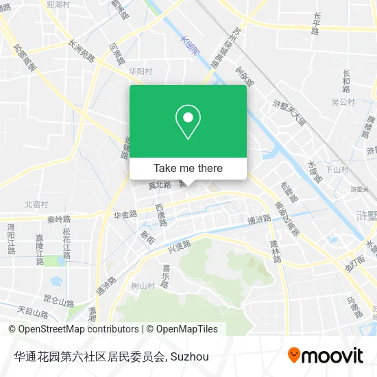 华通花园第六社区居民委员会 map