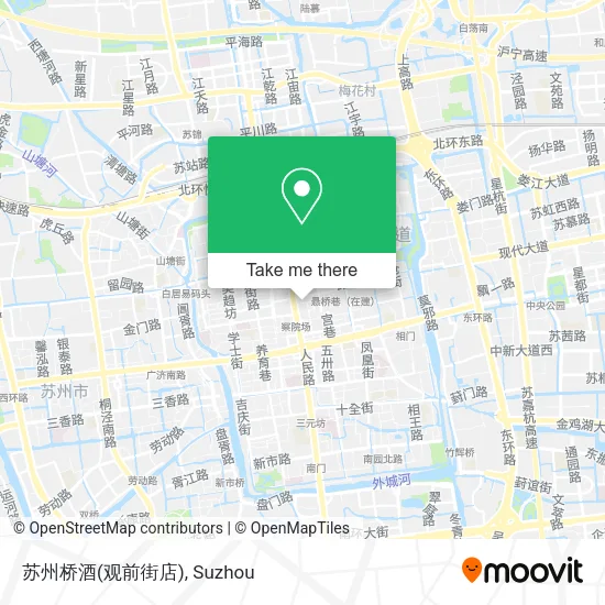 苏州桥酒(观前街店) map