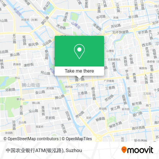 中国农业银行ATM(银泓路) map