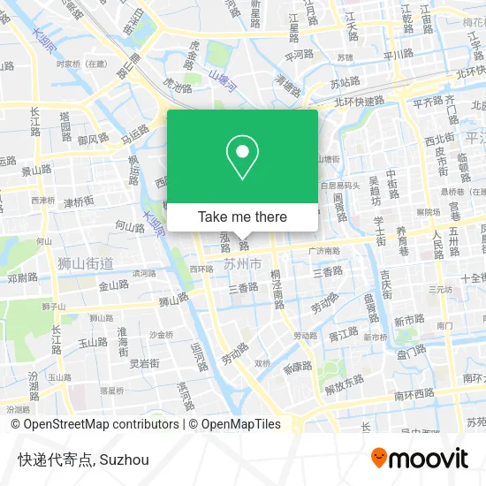 快递代寄点 map