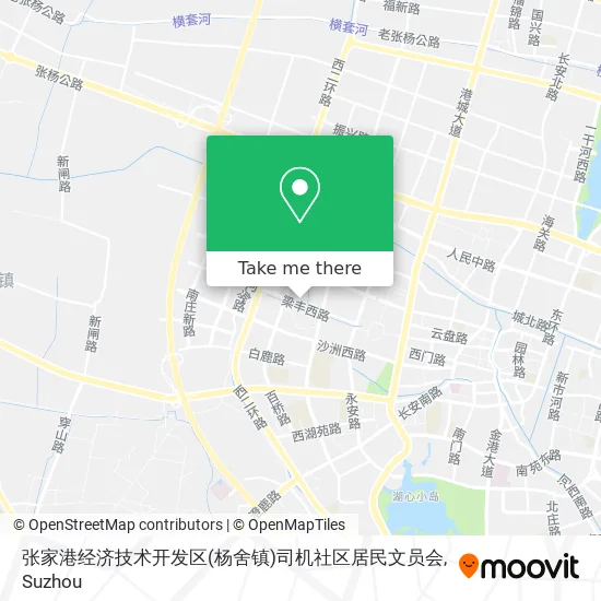 张家港经济技术开发区(杨舍镇)司机社区居民文员会 map