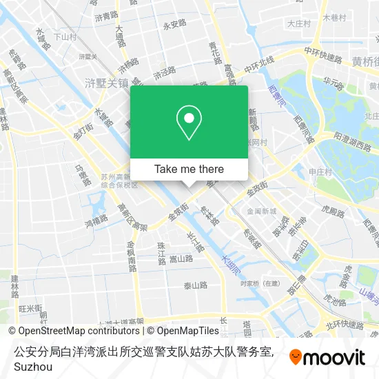公安分局白洋湾派出所交巡警支队姑苏大队警务室 map