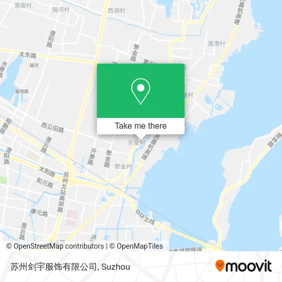 苏州剑宇服饰有限公司 map