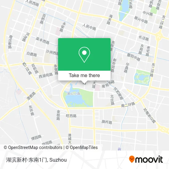 湖滨新村-东南1门 map