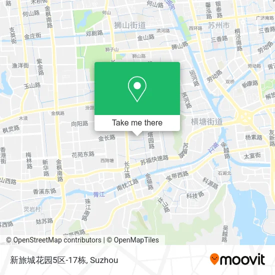 新旅城花园5区-17栋 map