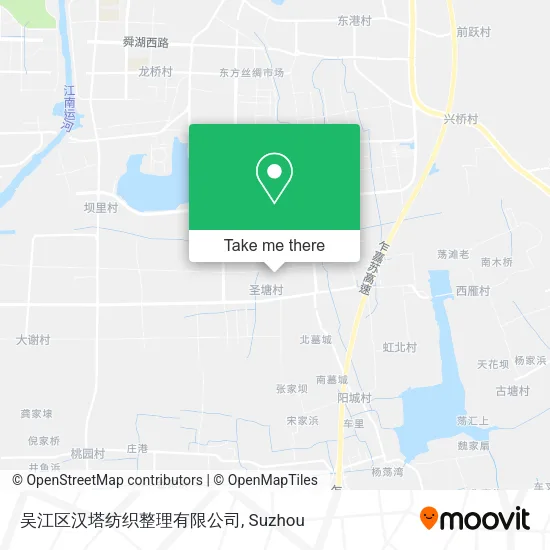 吴江区汉塔纺织整理有限公司 map