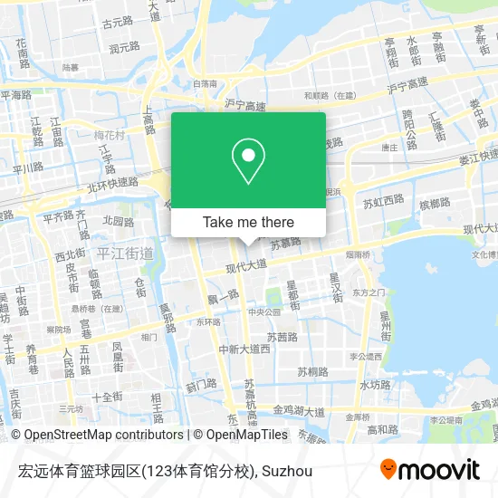 宏远体育篮球园区(123体育馆分校) map