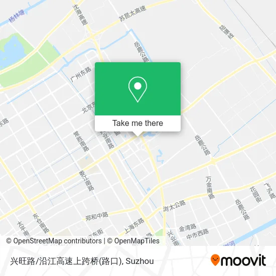 兴旺路/沿江高速上跨桥(路口) map