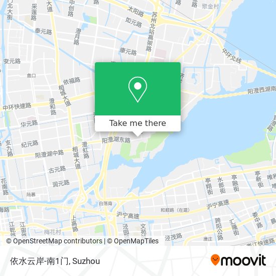 依水云岸-南1门 map