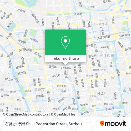 石路步行街 Shilu Pedestrian Street map