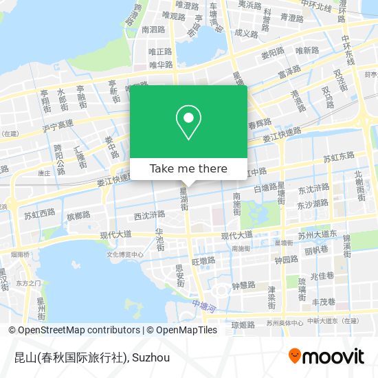 昆山(春秋国际旅行社) map