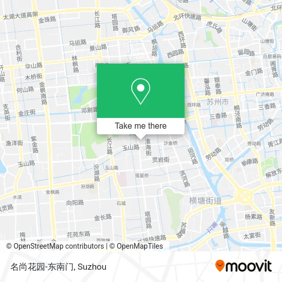 名尚花园-东南门 map