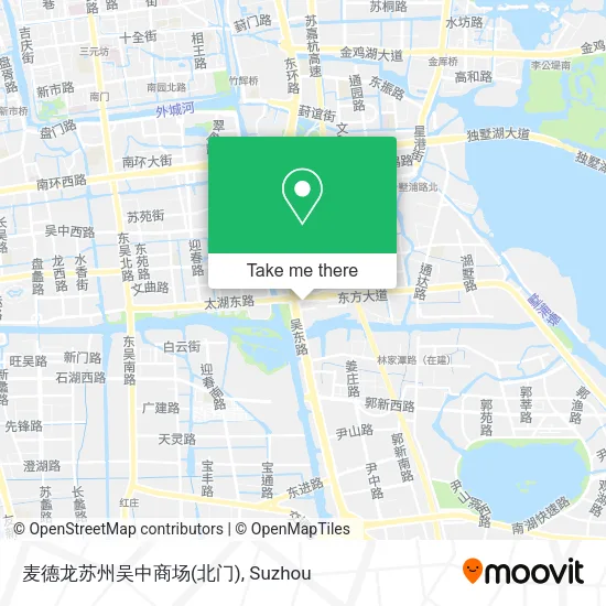 麦德龙苏州吴中商场(北门) map