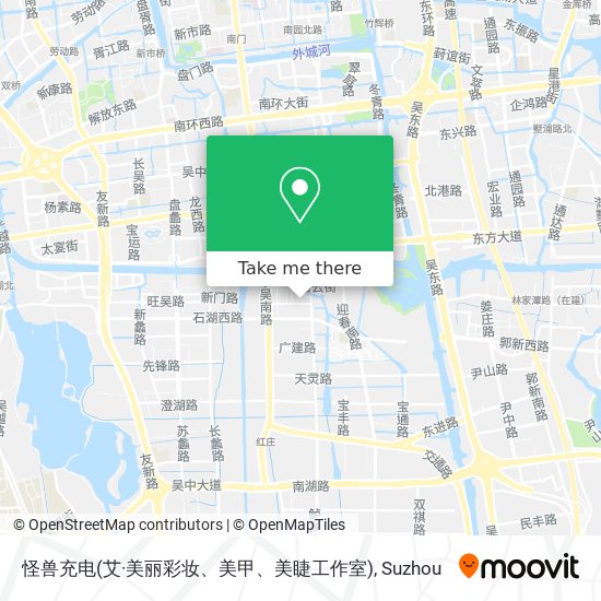 怪兽充电(艾·美丽彩妆、美甲、美睫工作室) map