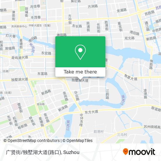 广贤街/独墅湖大道(路口) map