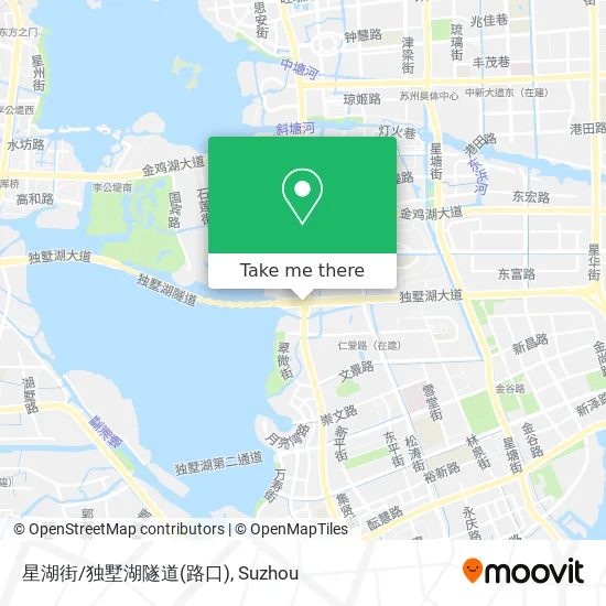 星湖街/独墅湖隧道(路口) map