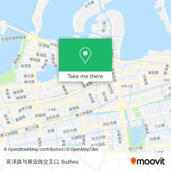 富泽路与展业路交叉口 map