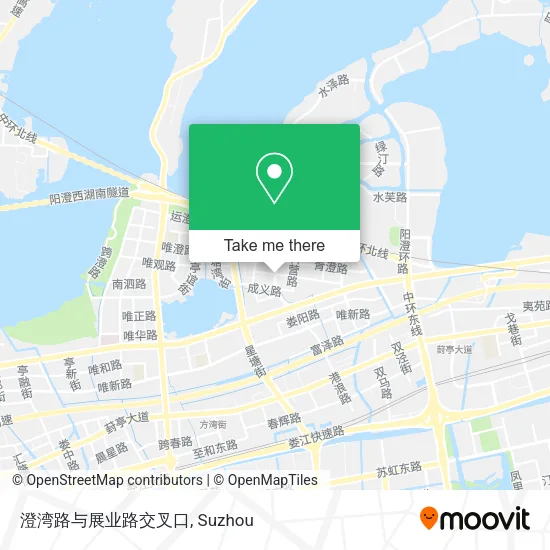 澄湾路与展业路交叉口 map