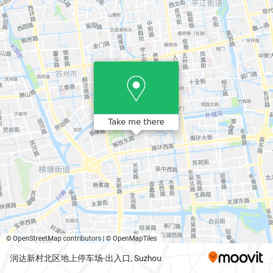 润达新村北区地上停车场-出入口 map