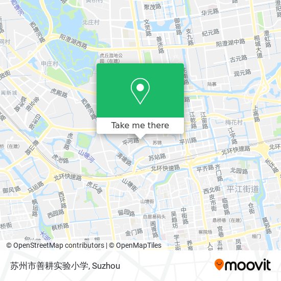 苏州市善耕实验小学 map