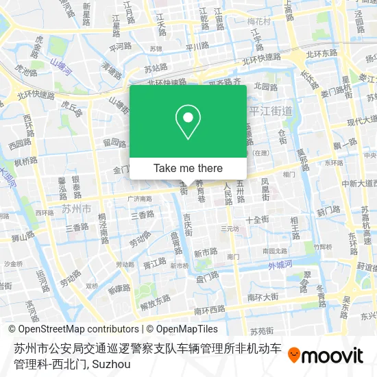 苏州市公安局交通巡逻警察支队车辆管理所非机动车管理科-西北门 map