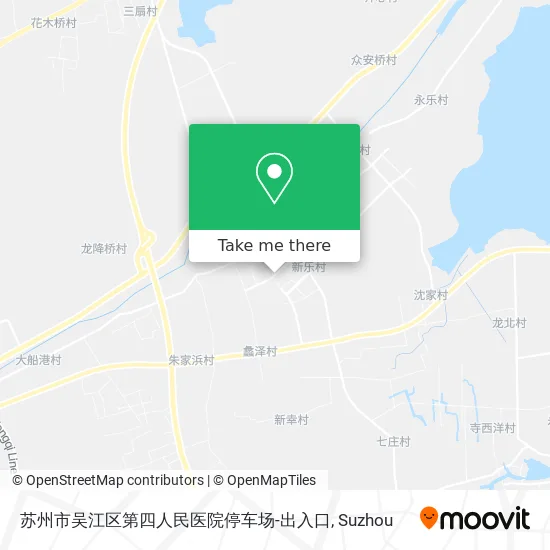 苏州市吴江区第四人民医院停车场-出入口 map