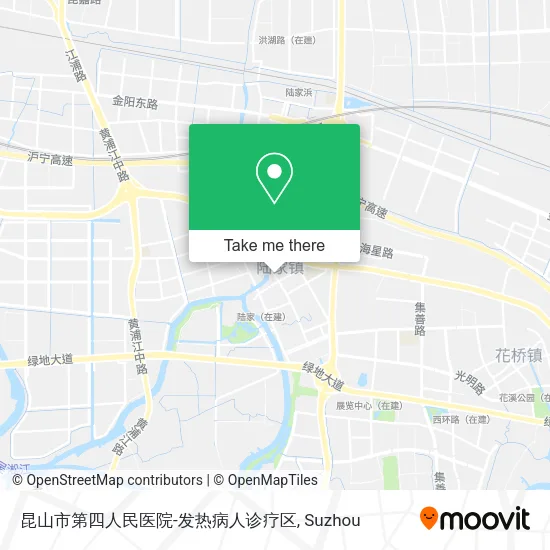 昆山市第四人民医院-发热病人诊疗区 map