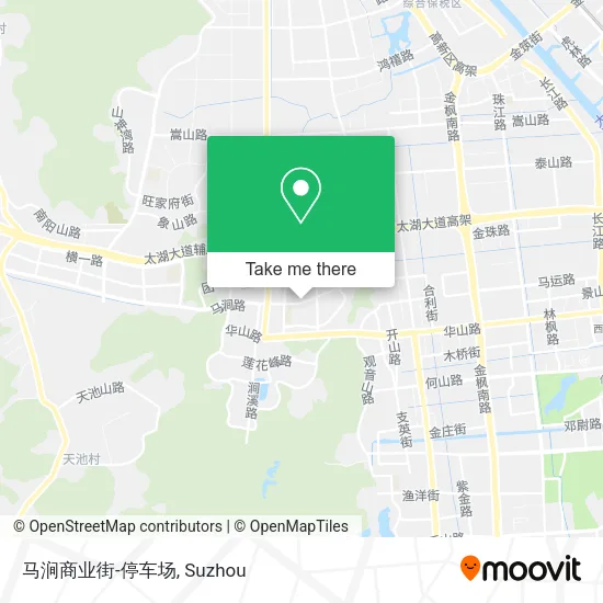 马涧商业街-停车场 map
