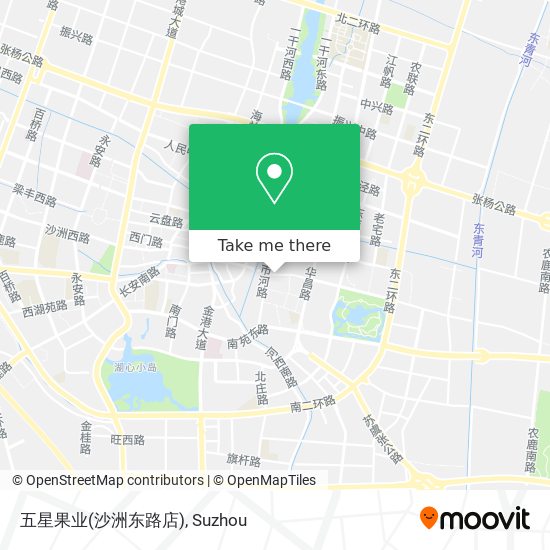 五星果业(沙洲东路店) map