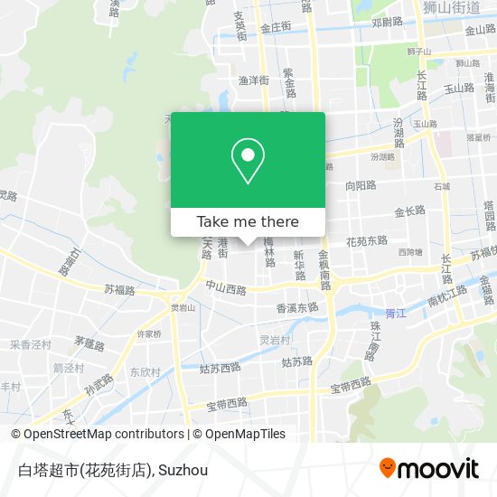 白塔超市(花苑街店) map