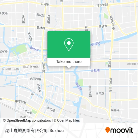 昆山鹿城测绘有限公司 map