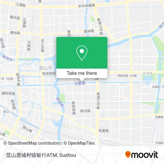 昆山鹿城村镇银行ATM map