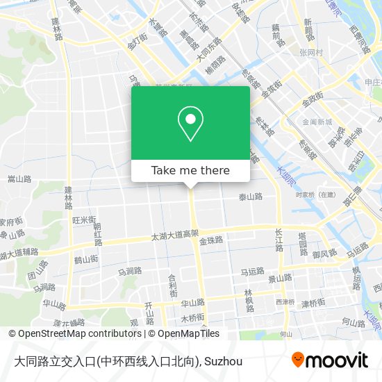 大同路立交入口(中环西线入口北向) map