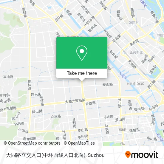 大同路立交入口(中环西线入口北向) map