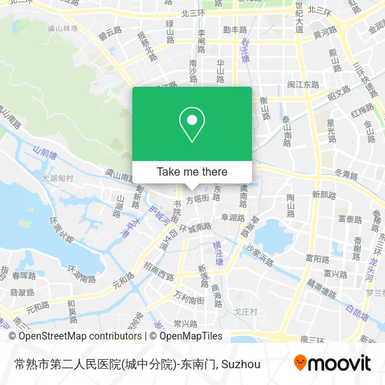 常熟市第二人民医院(城中分院)-东南门 map