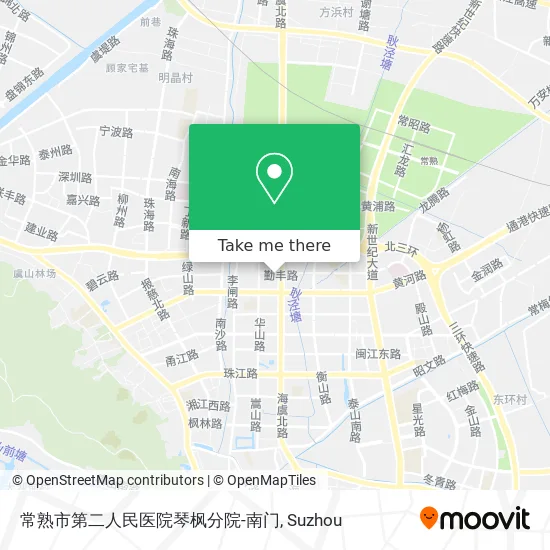 常熟市第二人民医院琴枫分院-南门 map