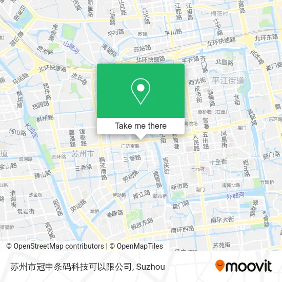 苏州市冠申条码科技可以限公司 map
