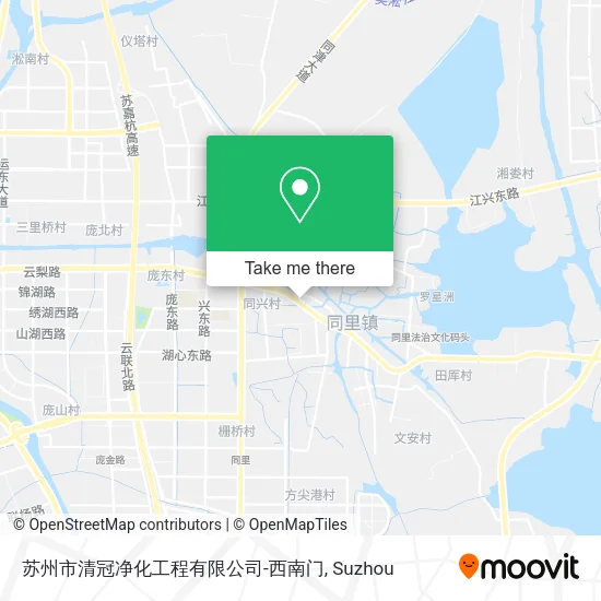 苏州市清冠净化工程有限公司-西南门 map