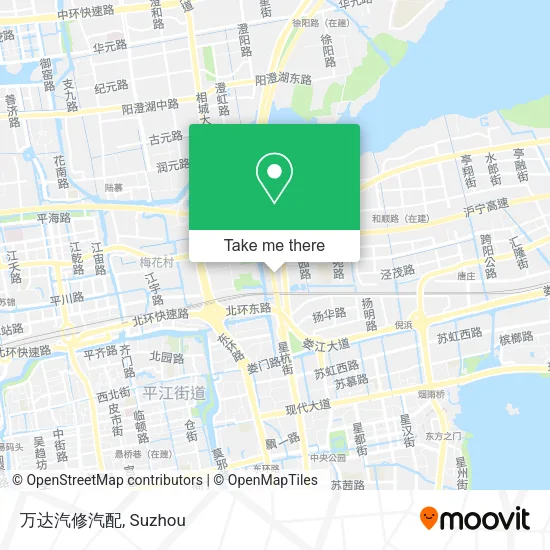 万达汽修汽配 map