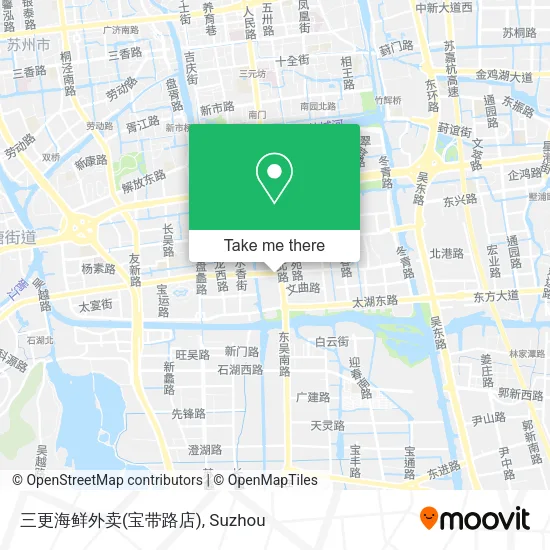三更海鲜外卖(宝带路店) map