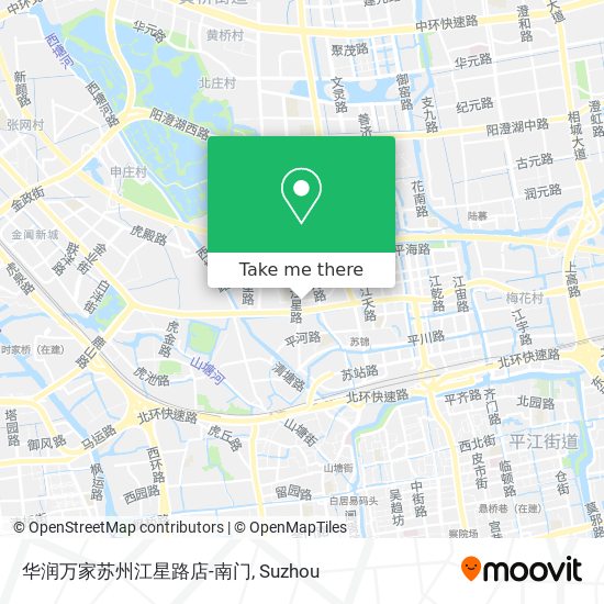 华润万家苏州江星路店-南门 map