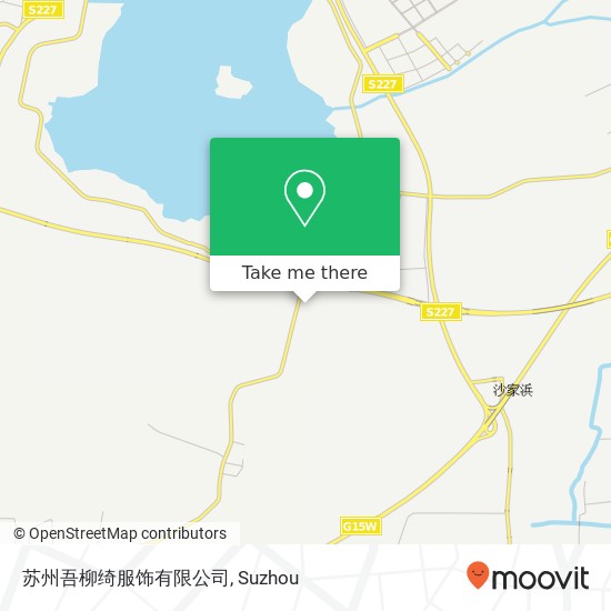 苏州吾柳绮服饰有限公司 map