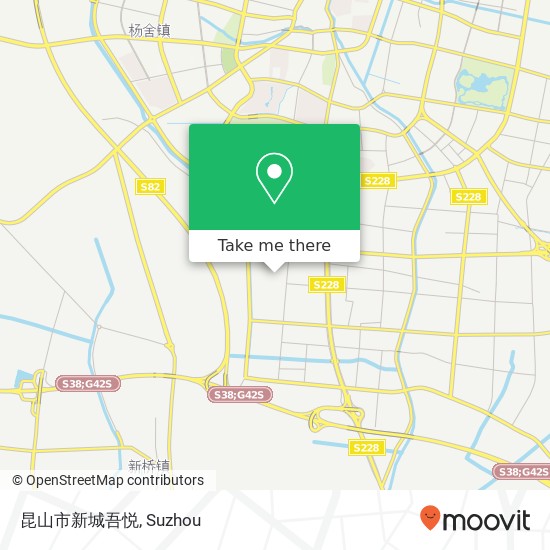 昆山市新城吾悦 map