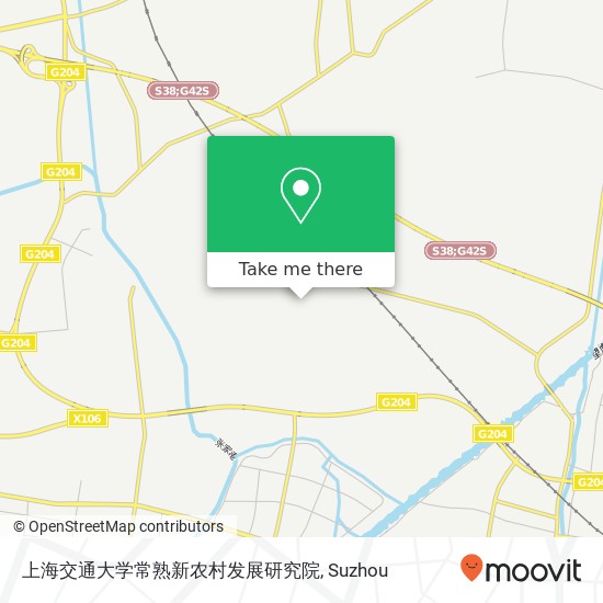 上海交通大学常熟新农村发展研究院 map