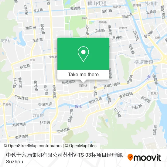 中铁十六局集团有限公司苏州V-TS-03标项目经理部 map